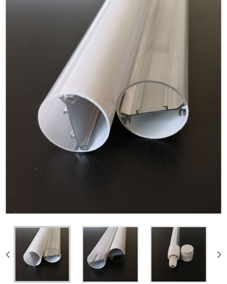 محفظه لوله LED با درجه مقاوم در برابر شعله از گواهینامه V0 و EN45545-2